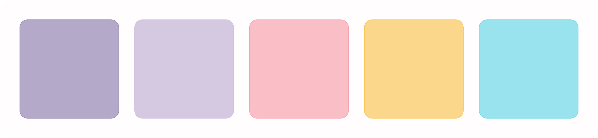 After — new pastel visual language